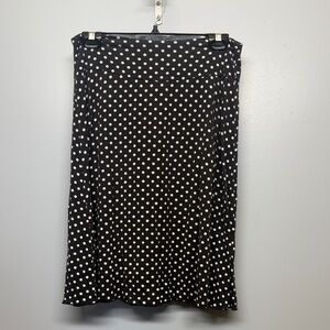 Gilmour Polka Dot Lightweight A Line Skirt SIZE M